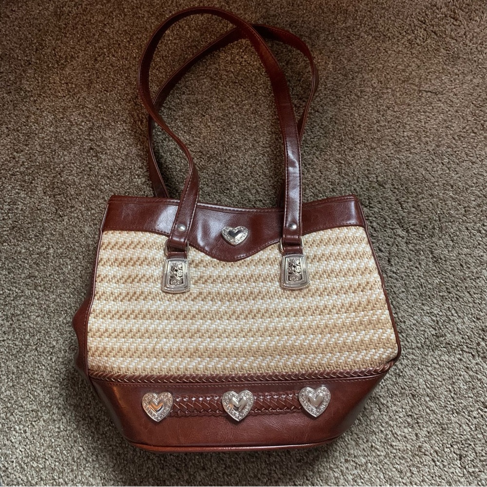 Vintage Texas Leather Manufacturing Shoulder Bag Purse